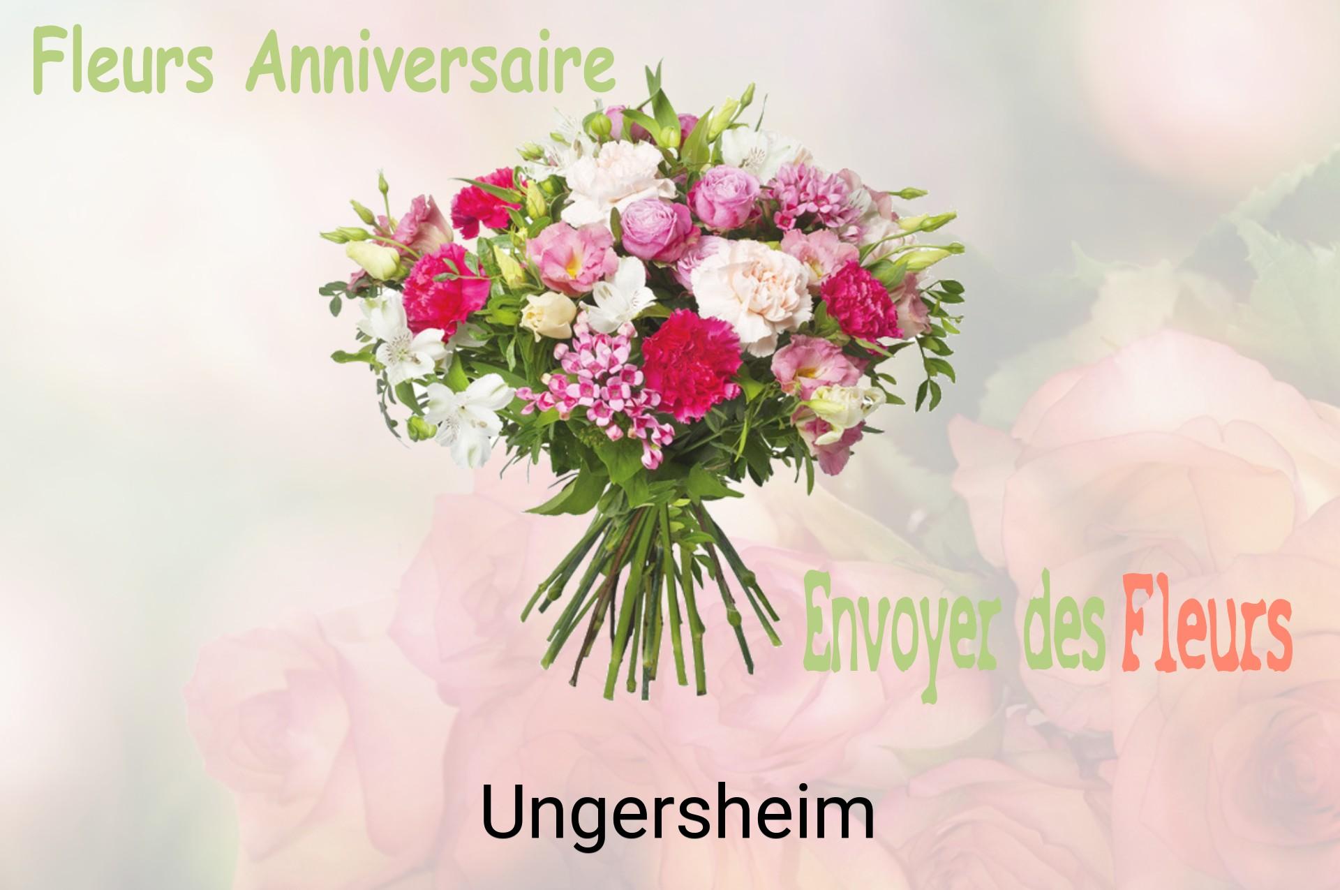 Bouquet de fleurs d’anniversaire livré à Ungersheim