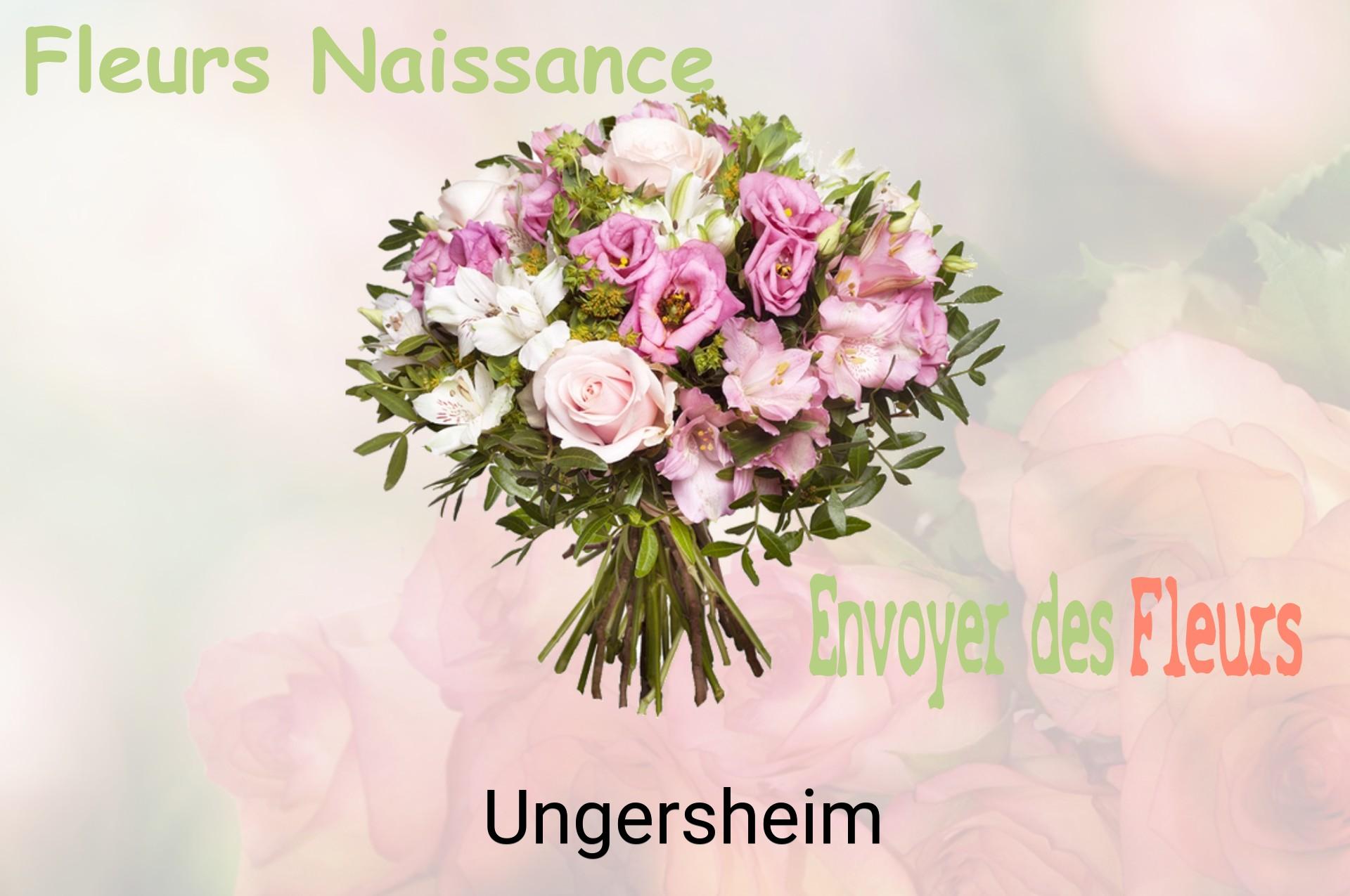 Bouquet de fleurs de naissance livré à Ungersheim